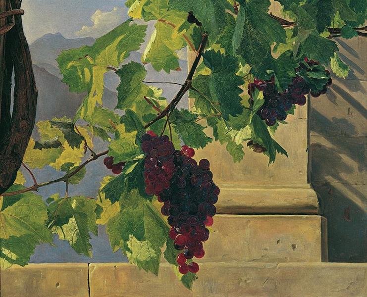 Grape trellis - Ferdinand Georg Waldmüller