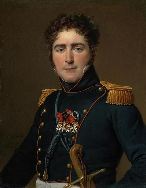 Comte Henri Amedee Mercure De Turenne Daynac - Jacques-Louis David