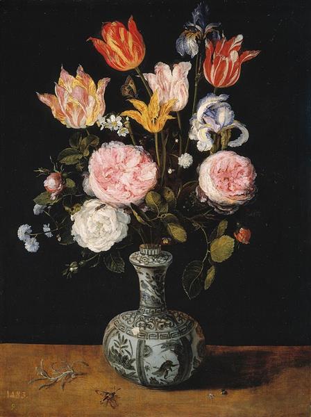 Flower Vase - Jan Brueghel l'Ancien