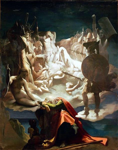 The Dream of Ossian, 1813 - Jean Auguste Dominique Ingres