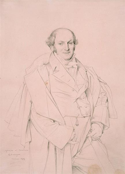 Monsieur Lavergne, 1818 - Жан-Огюст-Домінік Енгр