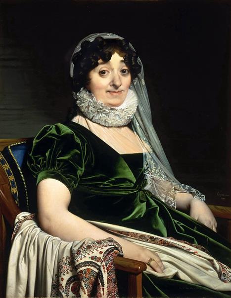 Portrait of the Countess of Tournon - 安格爾