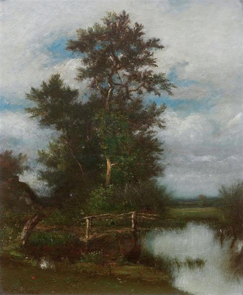 Oak on the Pond - Jules Dupré