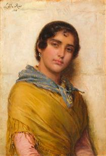 Venetian woman - Luigi Da Rios