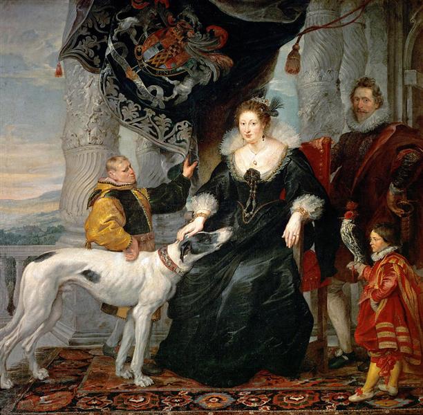 Portrait of Lady Arundel with her Train, 1620 - Peter Paul Rubens
