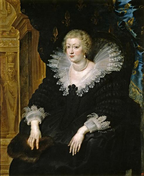 Anna of Habsburg Queen of France - Pierre Paul Rubens