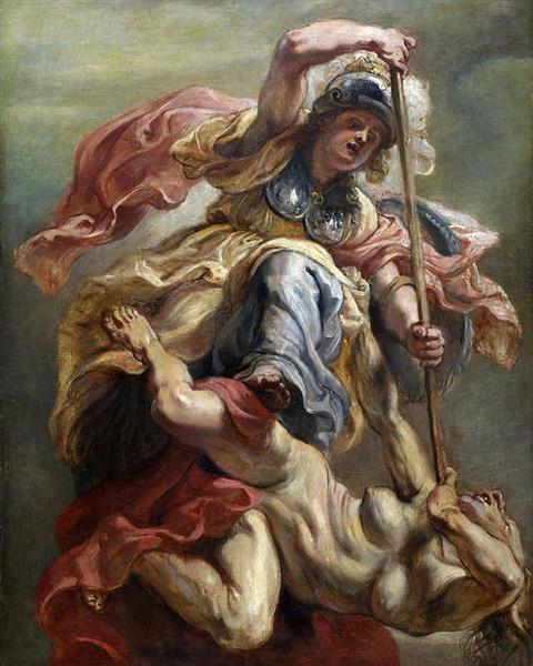 Minerva Slaying Discord - Peter Paul Rubens