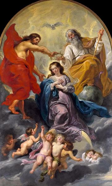 The Coronation of the Virgin - Pierre Paul Rubens