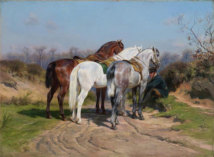 Relay Hunting, 1887 - Роза Бонер