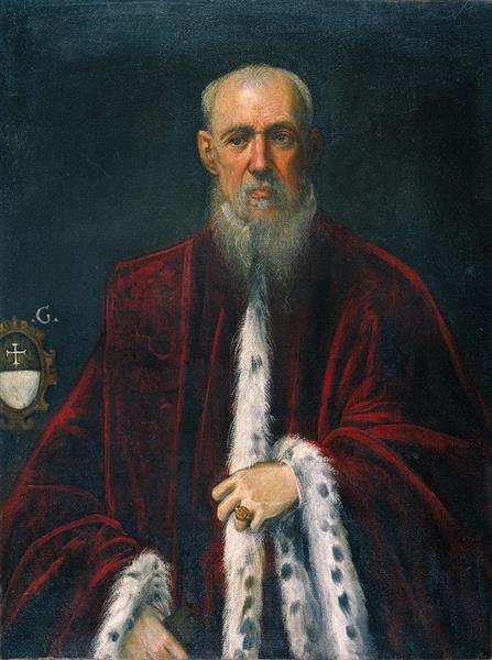 Portrait of the Procurator Alessandro Gritti - Le Tintoret