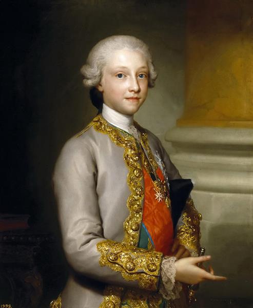 Gabriel De Bourbon Infante of Spain - Anton Raphael Mengs