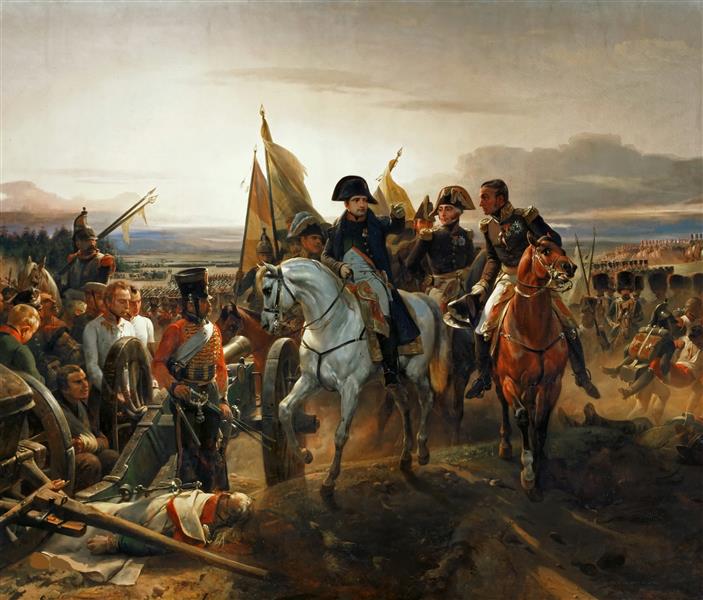 Napoleon at the battle of Friedland, War of the Fourth Coalition, 14 June 1807, 1833 - Орас Верне