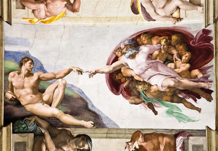 The Creation of Adam, 1508 - 1512 - Michelangelo