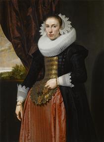 Portrait of the Wife of Alexander Van Der Capellen - Pieter Soutman