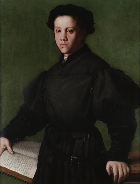 Portrait of Lorenzo Lenzi, c.1528 - Аньоло Бронзино