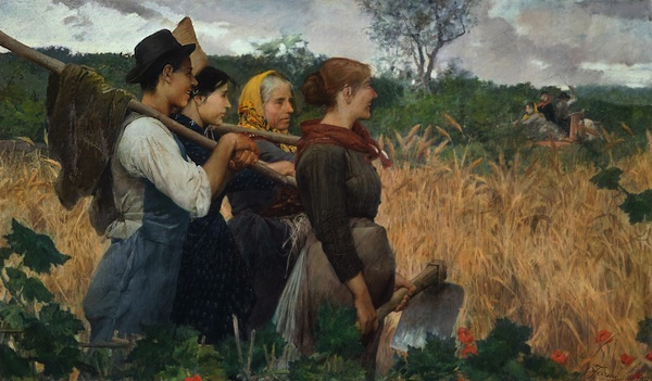 In the fields, 1881 - Egisto Ferroni