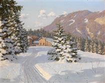 Winter Landscape - Boris Vasilievich Bessonov