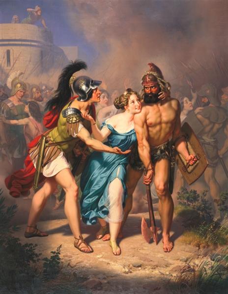 The Abduction Of The Sabines - Charles Nahl