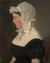 Portrait de Marie-Magdeleine Bille - Christian Albrecht Jensen