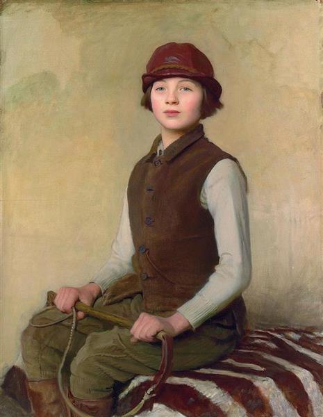 The Saddlers Daughter - George Spencer Watson (1869 1934)