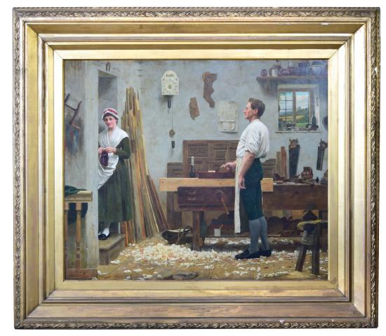 The Carpenter's Shop - Henry Stacy-Marks