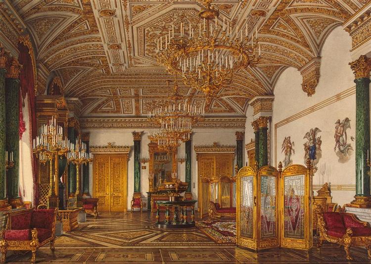 Malachite Room of the Winter Palace - Konstantin Ukhtomsky
