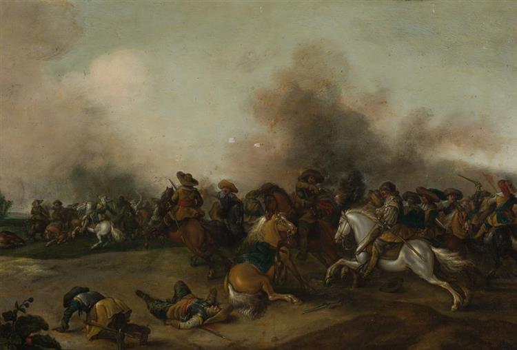 Battle Scene - Pieter Meulener