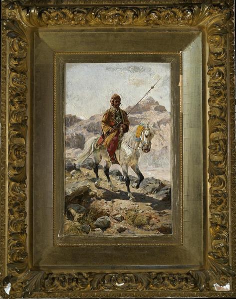 An Arab Horseman - Rudolf Otto von Ottenfeld