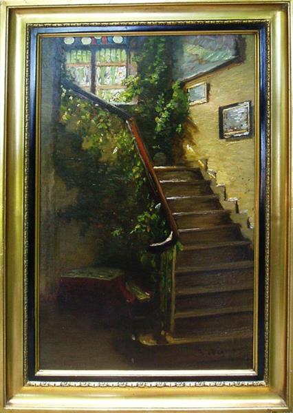 Sunny Staircase - Bertha Wegmann