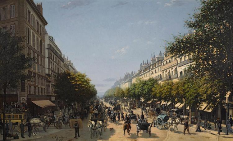 Le Boulevard des Italiens - Edmond-Georges Grandjean