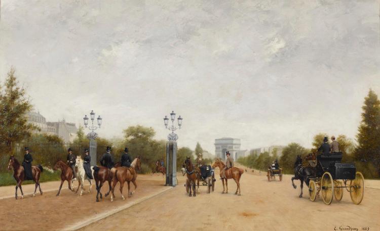 L'Avenue du Bois de Boulogne - Edmond-Georges Grandjean