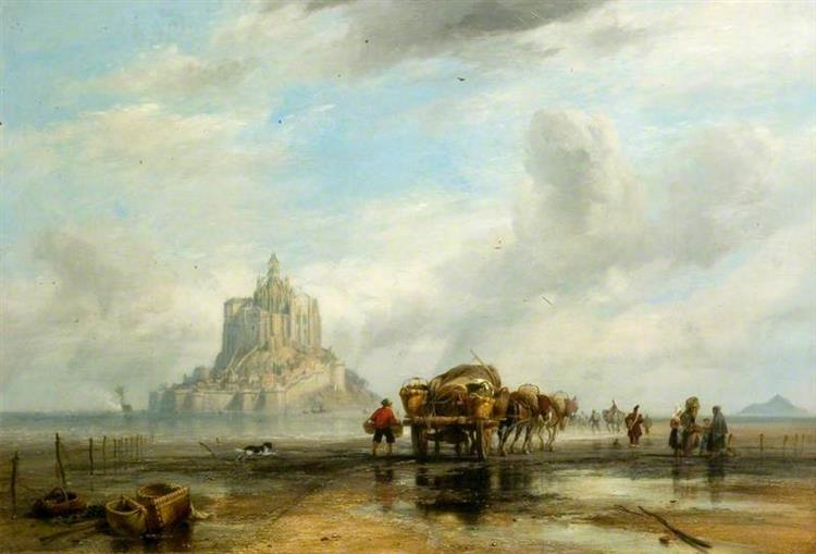 Mont Saint Michel, Normandy - Edward William Cooke