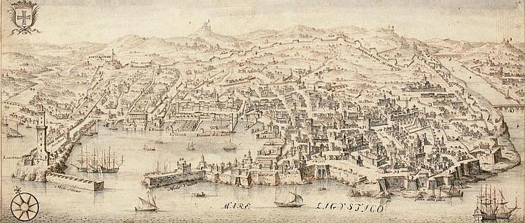View of Genoa - Francesco Zucchi
