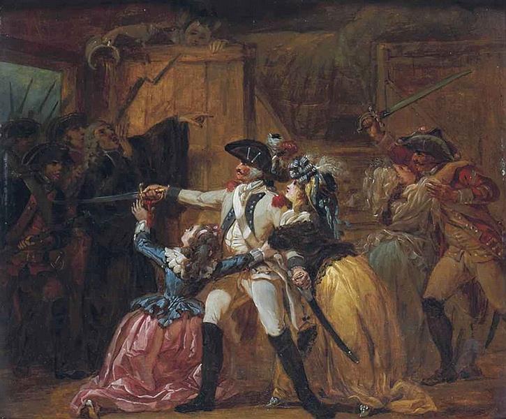 L'arrestation - Francois Watteau