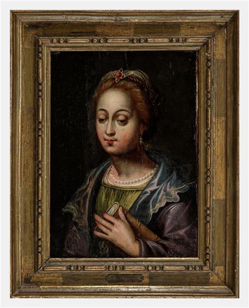 Portrait de dame - Frans Floris de Vriendt