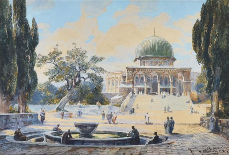 Figures on the Temple Mount - Friedrich Frank