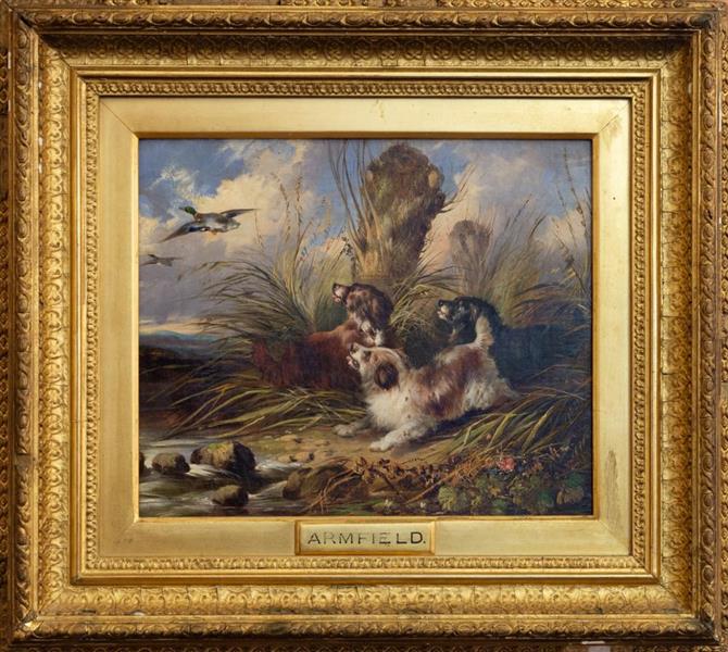 DOGS AND WATERFOWL - George Armfield