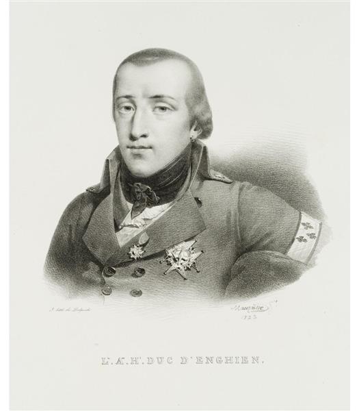Portrait of the French nobleman Duc d'Enghien (1772-1804) - Jean-Baptiste Mauzaisse
