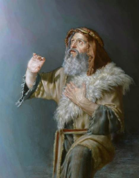 Small Moses Seeing Jehovah - Joseph Brickey