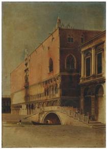 Venise: vue du palais - Lancelot-Theodore Turpin de Crisse