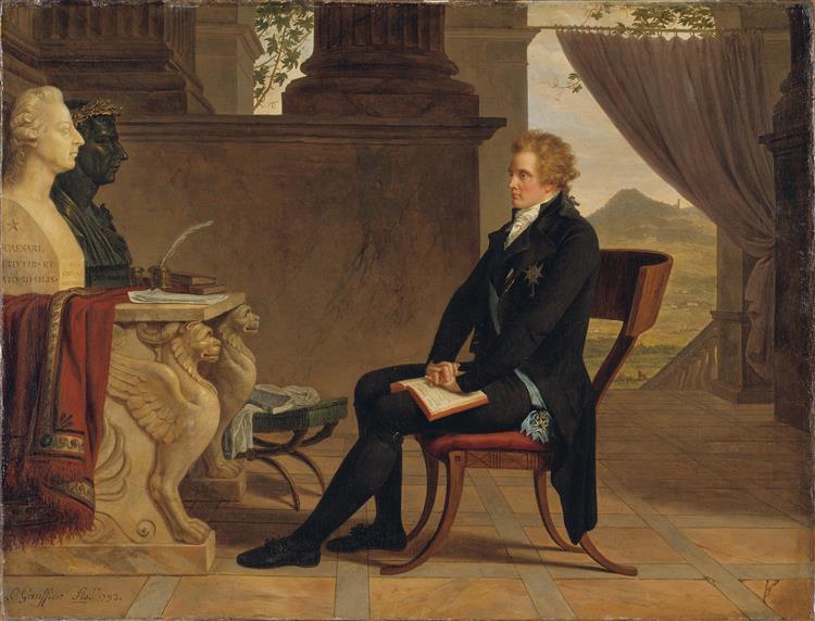 Count Gustaf Mauritz Armfelt in Florence - Louis Gauffier