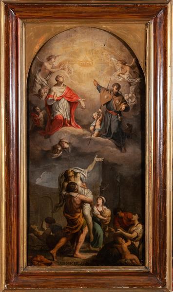 The miracle of two saints - Luis González Velázquez