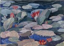 A Water Lily Pond - Mainie Jellette