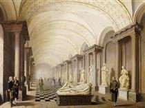 The Gallery of the Muses, in the Royal Museum at the Royal Palace, Stockholm - Pehr Hillestrom