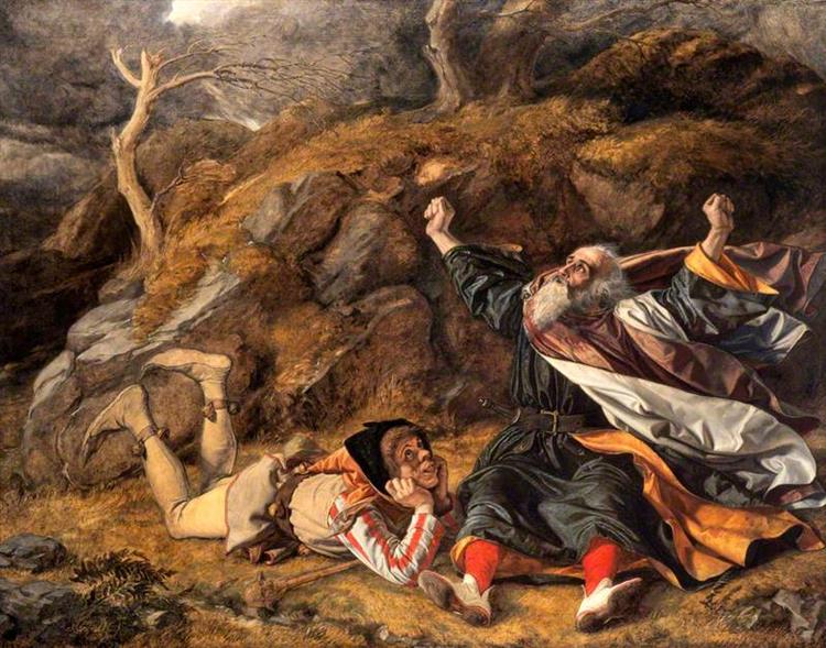 King Lear and the Fool in the Storm - William Dyce