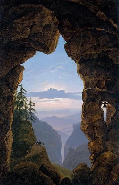 The Gate in the Rocks - Karl Friedrich Schinkel