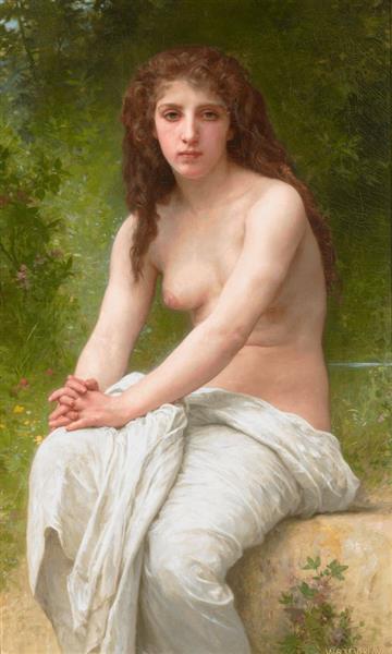 Reflection, 1898 - William Adolphe Bouguereau