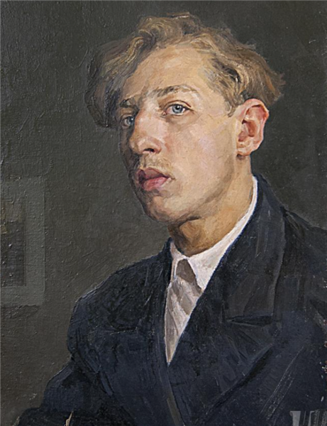 Автопортрет, 1949 - Барський Вілен Ісаакович
