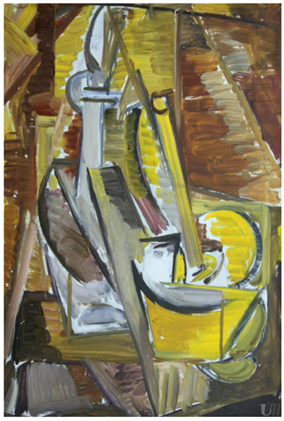 Composition. Still Life with a Decanter, 1959 - Valerii Lamakh