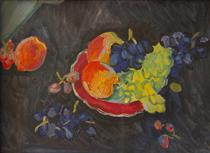 Still-life with grapes - Минас Карапетович Аветисян